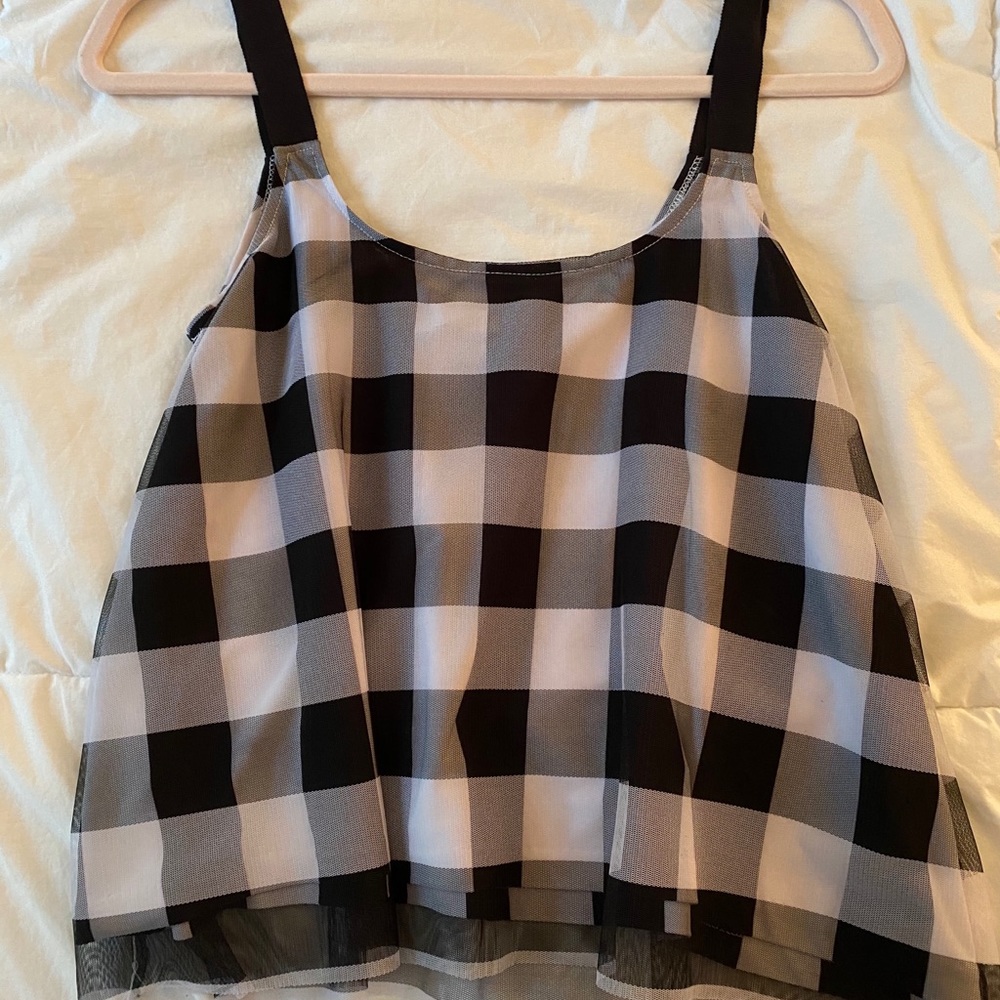 Black and White Tank Top